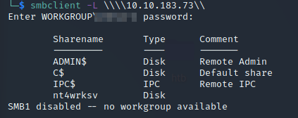 smb enumeration