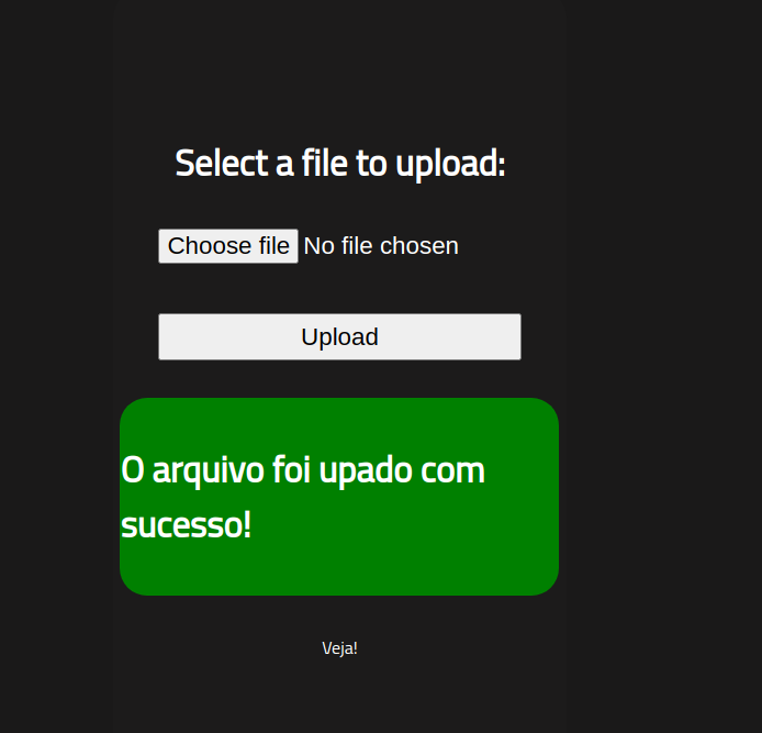upload successful